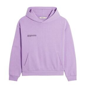 Pangaia 365 Orchid Purple Organic Cotton Long Sleeve Crop Hoodie Sweatshirt XXS